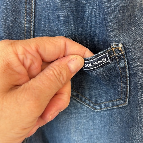 2005 Baby Old Navy Overalls - 6-12 Months with truck stitching on front - Picture 7 of 12